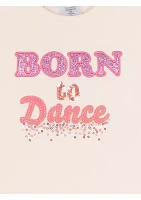 Toddler Girls Born to Dance Graphic T-Shirt