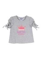 Toddler Girls Crown Graphic Top