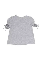 Toddler Girls Crown Graphic Top