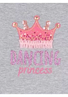 Toddler Girls Crown Graphic Top