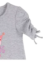 Toddler Girls Crown Graphic Top