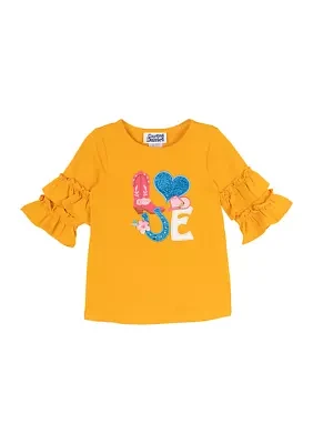 Toddler Girls Love Graphic Top