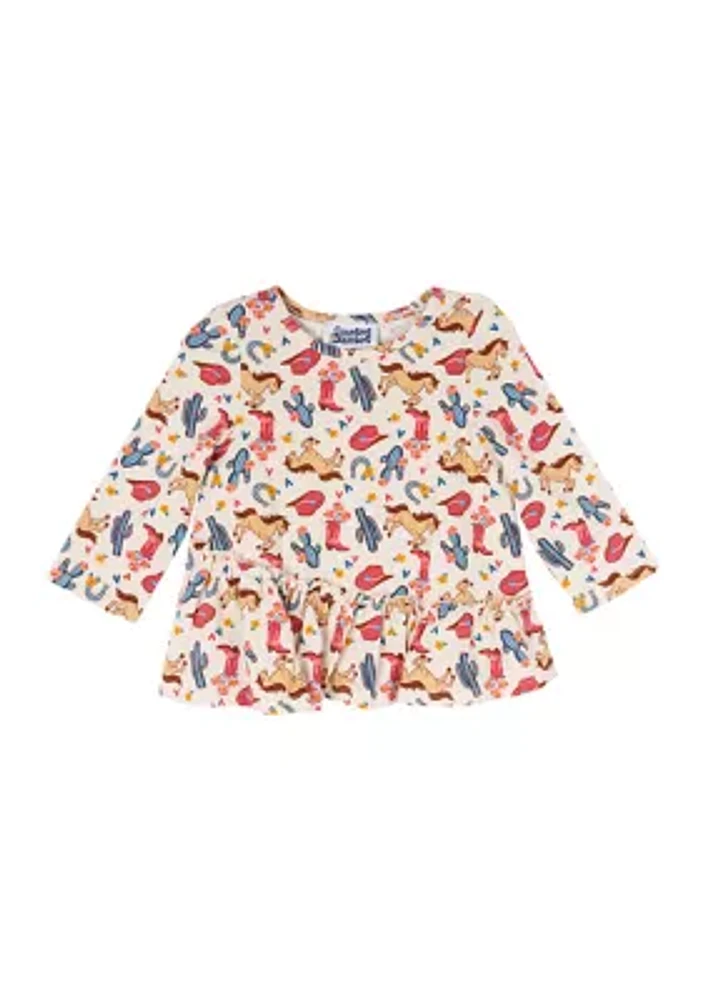 Toddler Girls Printed Top