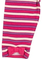 Baby Girls Ballet Graphic Top and Striped Leggings Set