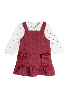 Baby Girls Jumper Dress Set