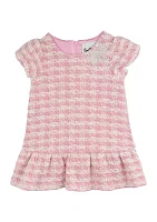 Toddler Girls Tweed Dress Set