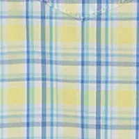 Baby Boys Short Sleeve Andover Plaid Shirt and Shorts Set