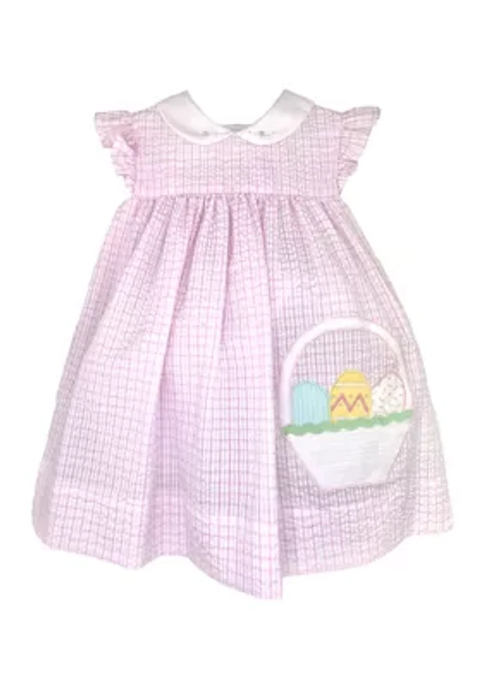 Baby Girls Flutter Sleeve Dress