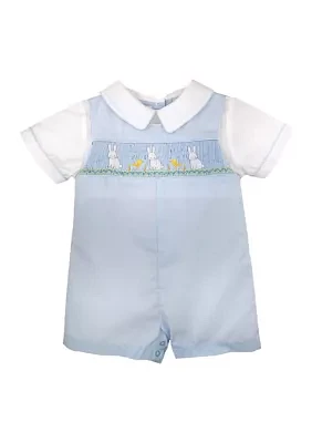 Baby Boys Smocked Shortall