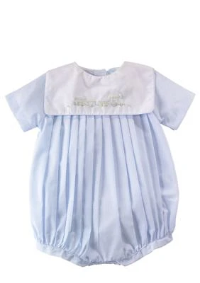 Pleated Bubble Romper - Newborn