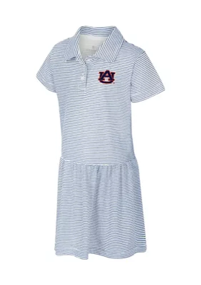 Toddler Girls NCAA Auburn Tigers Striped Polo Dress