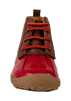 Toddler Red Duck Boots