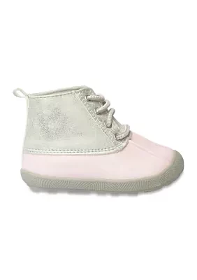 Toddler Girls Pink Duck Boots