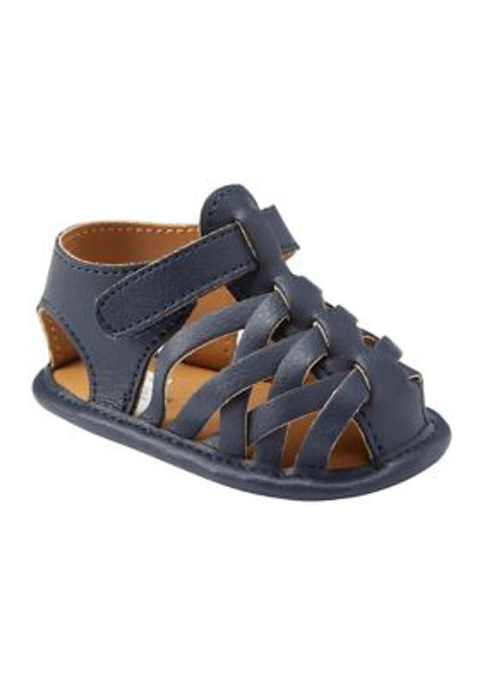 Baby Girls Wesley Navy Strappy Sandals