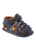 Baby Girls Wesley Navy Strappy Sandals