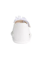 Toddler Girls Alexis White Floral Glitter Sandals