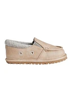 Baby Boys Tan Slip On Shoes