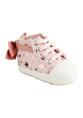 Toddler Girls Star Lace Up Sneakers