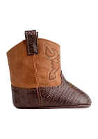 Baby Boys Waylon Brown Two Tone Western Boots