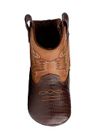 Baby Boys Waylon Brown Two Tone Western Boots