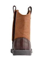 Toddler Boys Two Tone Western Boots