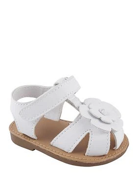 Baby Girls White Fisherman Closed Toe Sandals