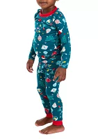 Unisex Toddler Holiday Lights Long Sleeve Pajama Set