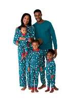 Unisex Toddler Holiday Lights Long Sleeve Pajama Set