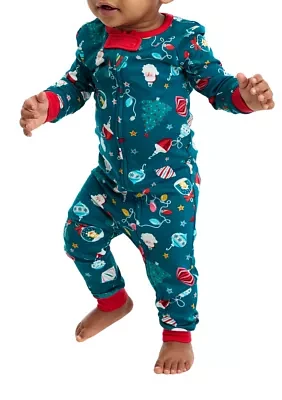 Unisex Infant Holiday Lights Onesie