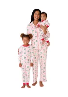 Baby Holiday Wreaths One Piece Pajama