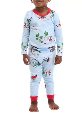 Toddler Holiday Shopping Pajama Set