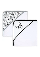 Baby Boys and Girls Hooded Towels 2 Pack