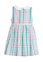 Baby Girls Plaid Printed Dress