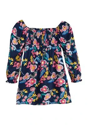 Baby Girls Long Sleeve Peasant Dress