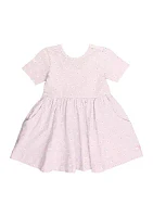 Baby Girls Dainty Buds Printed Knit Dress