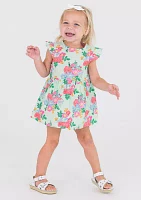 Baby Girls Charming Meadow Printed Dress