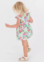 Baby Girls Charming Meadow Printed Dress