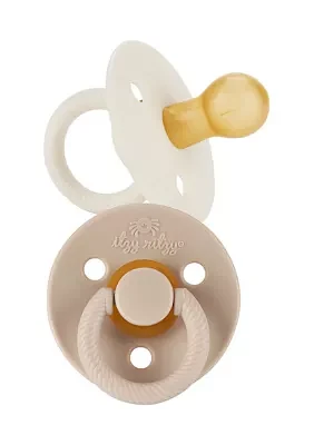 Baby Natural Rubber Pacifier - Set of 2