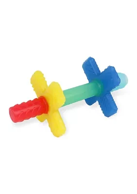 Teensy Tube Primary Color Silicone Teething Toy