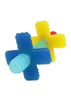 Teensy Tube Primary Color Silicone Teething Toy