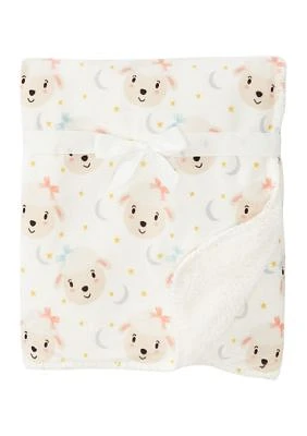 Lamb Printed Receiving Blanket