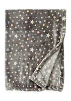 Gray Stars Blanket