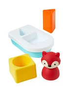 Zoo Sort & Stack Boat Baby Bath Toy