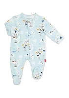 Baby Boys Printed Footie Pajamas