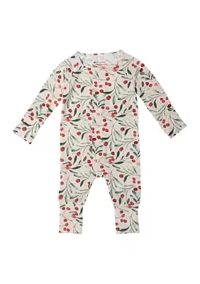 Baby Girls Printed Footie Pajamas