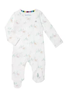 Baby Boys Printed Footie Pajamas