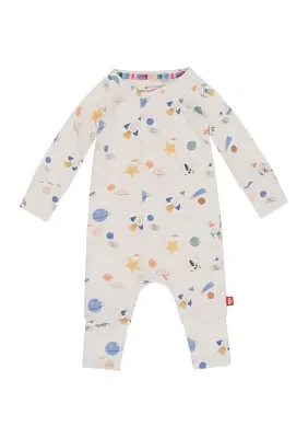 Baby Boys Stellar Tails Printed Footie Pajamas