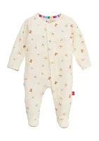 Baby Lullaby Lane Printed Footie Pajamas