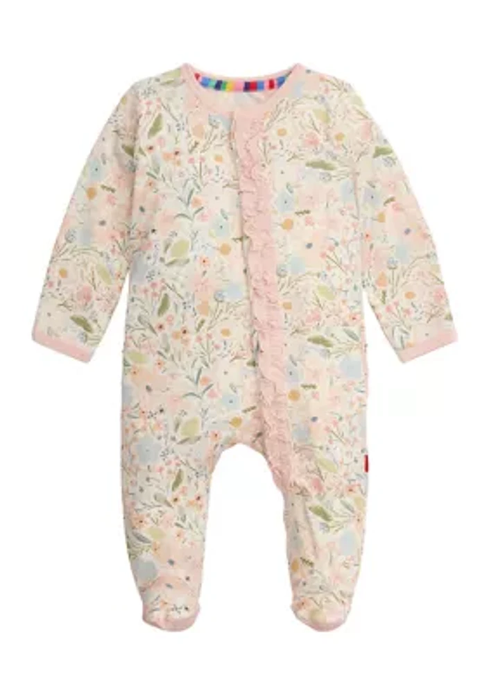 Baby Girls Charlotte Printed Footie Pajamas