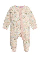 Baby Girls Charlotte Printed Footie Pajamas